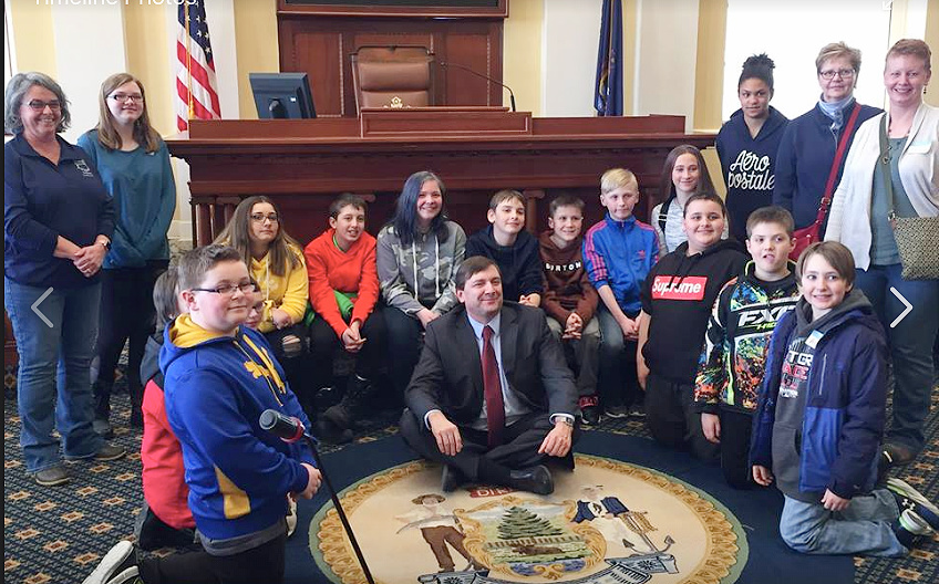 Madawaska students visit the State House Fiddlehead Focus